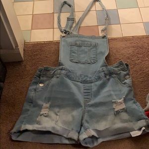 Overall Shorts